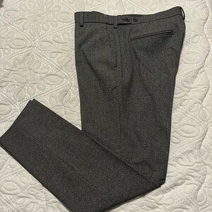 H and M Trouser Pants 34 x 32 Skinny Fit Heathered Grey